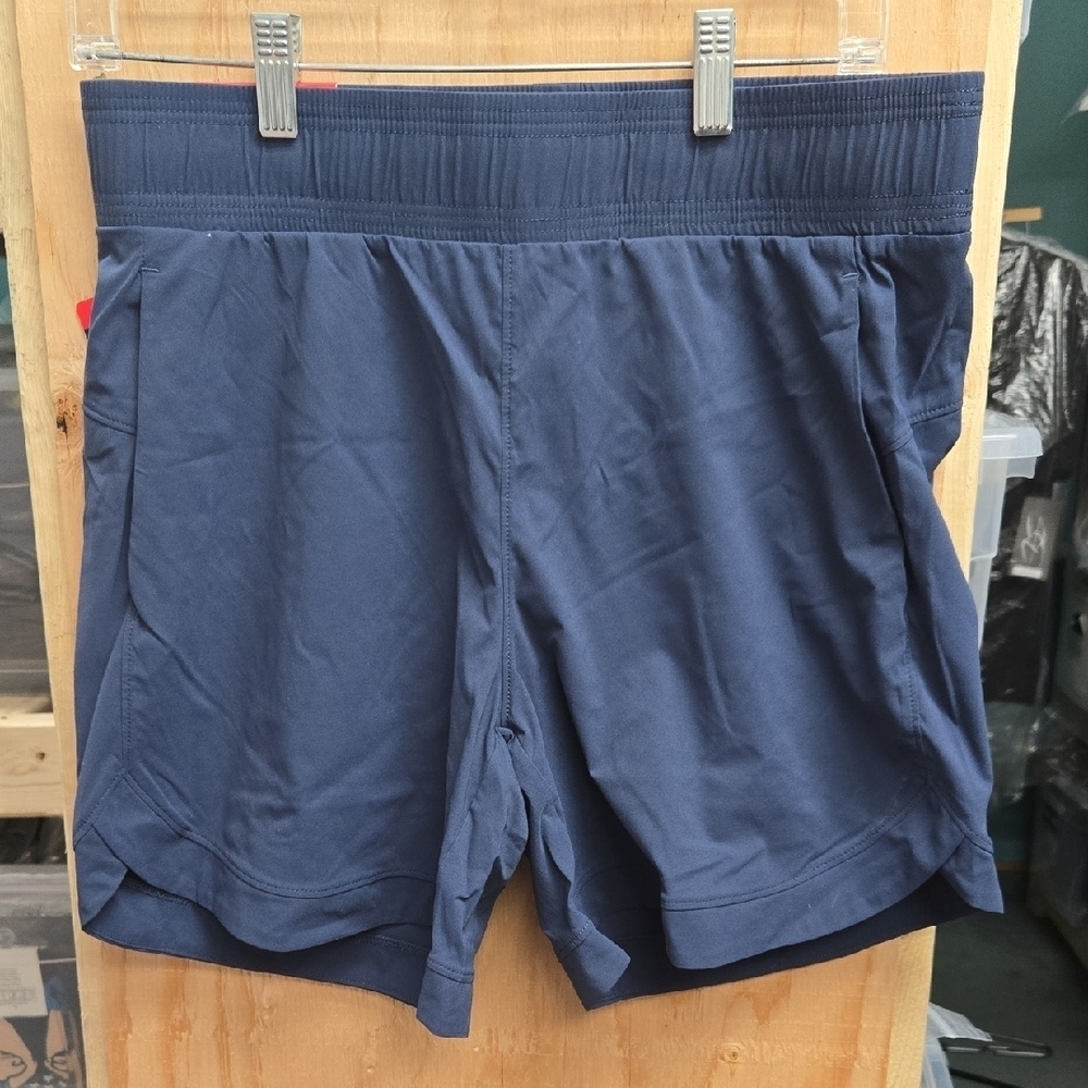 Tuff Athletics Size S Slate Blue High Waisted Active Short